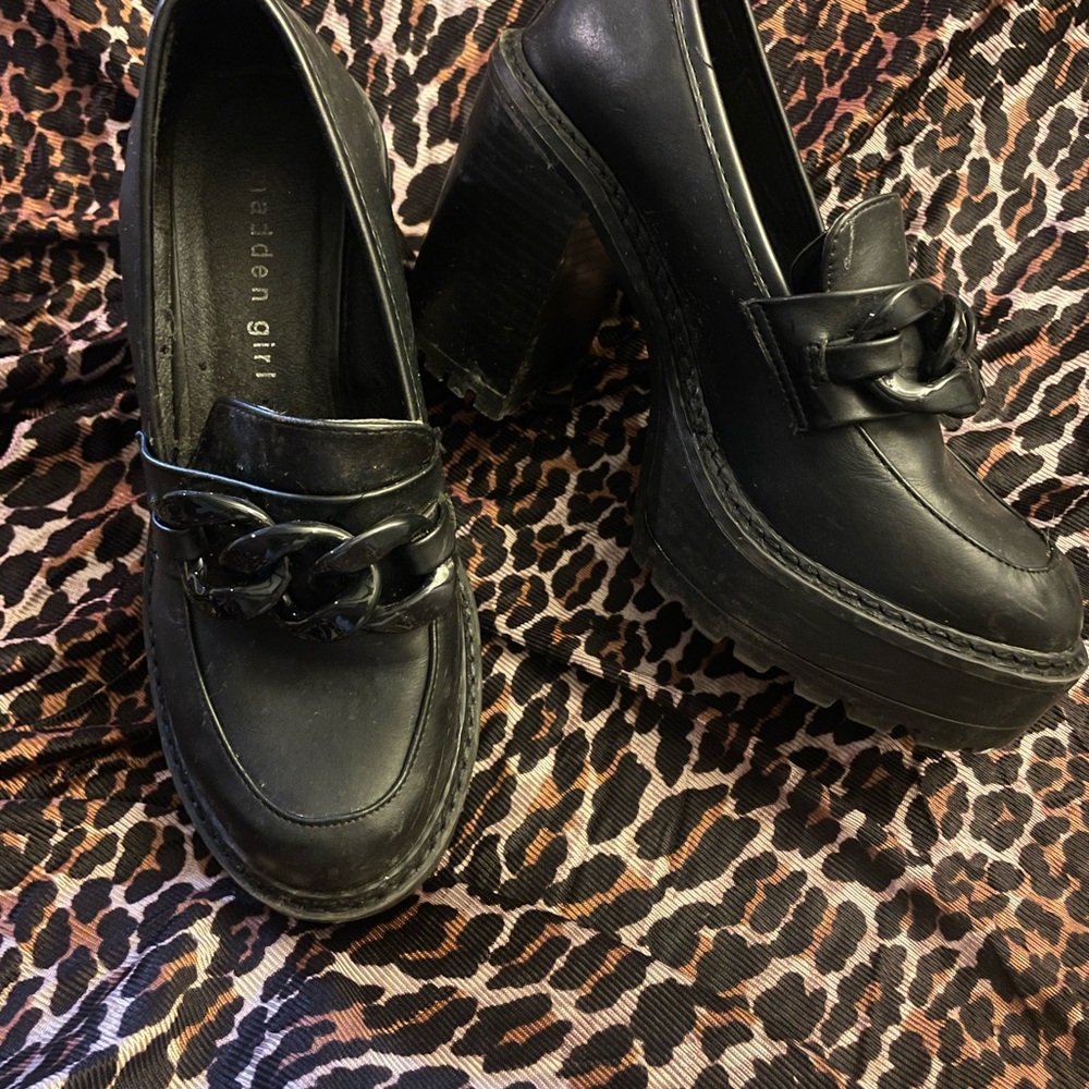 Madden girl loafer heels